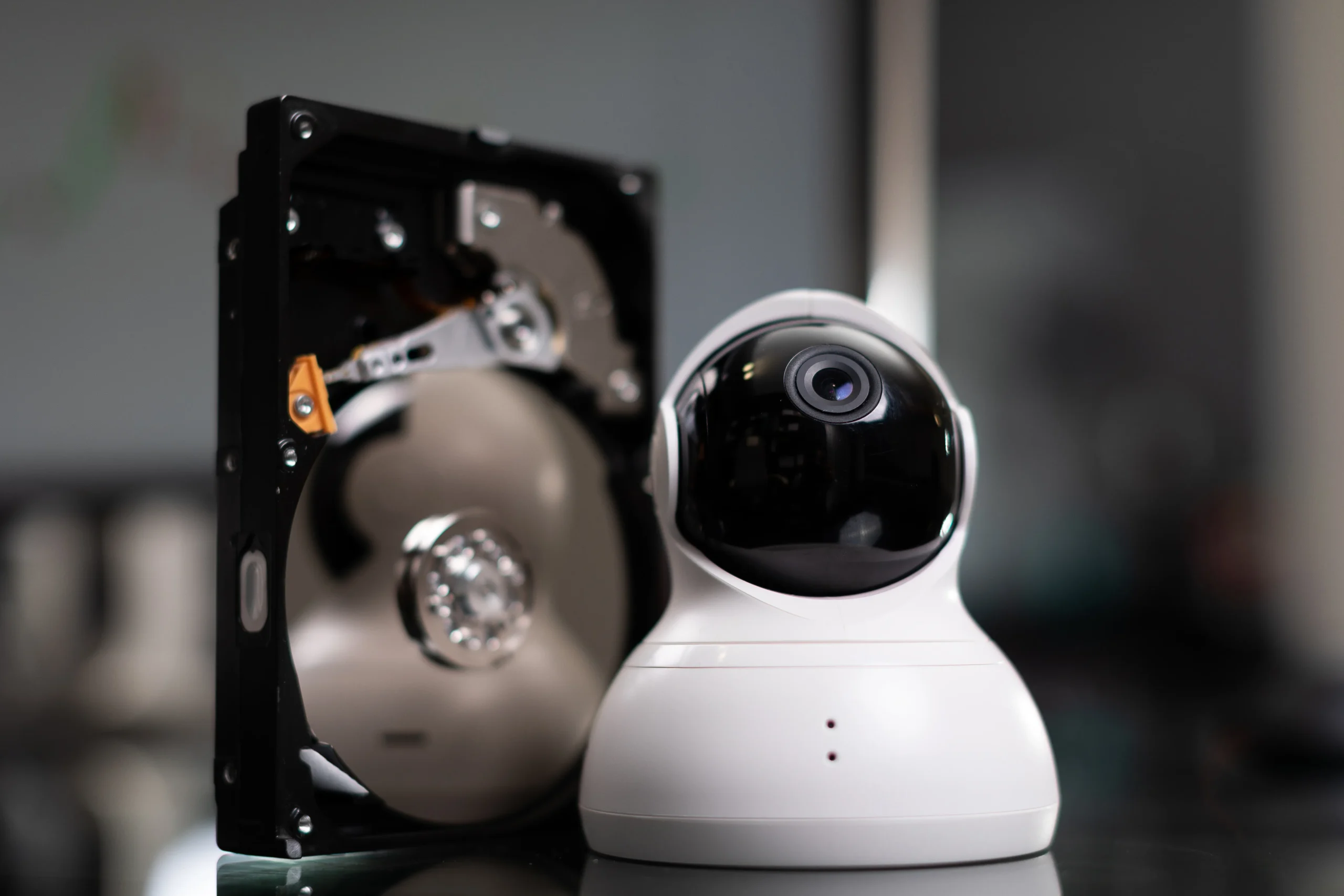 vidéosurveillance avec application mobile affichant un flux en direct